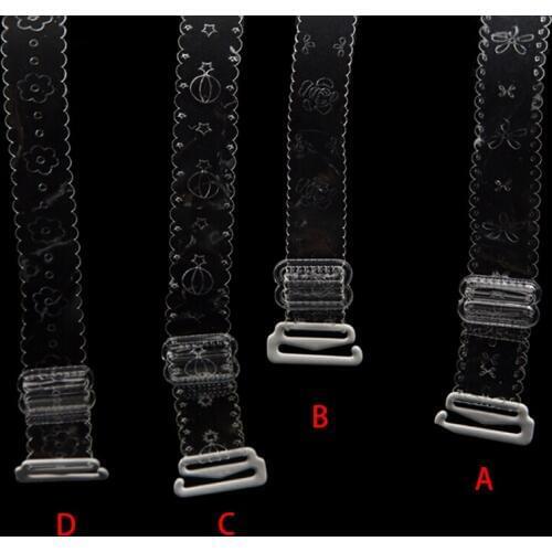 1 Pair Transparent Bra Straps Womens Accessories Bra Straps Elastic Adjustable Intimates Bra Accessories