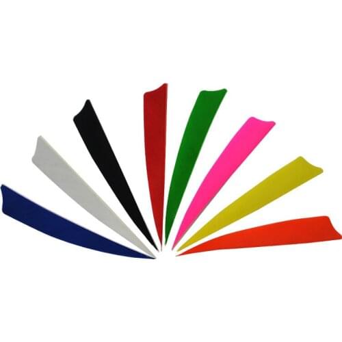 100pcs 5" Shield Turkey feather fletching for DIY traditional bow arrow