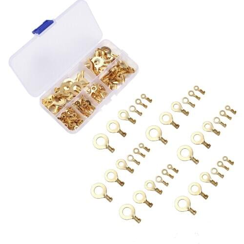 150pcs boxed annular cold-pressed terminal gold connection terminal kit 150pcs terminal combination