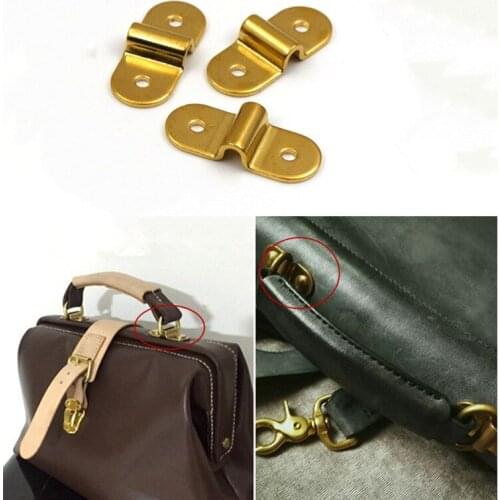 2Pcs D-Ring Buckle Hook Metal Connector for Handbag Bags Luggage Hanger Bag DIY Sewing Leather Repair Hardware Crafts Accessory