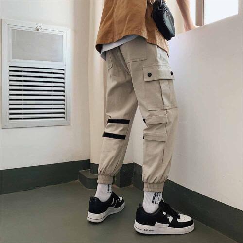 Outdoor 2019 Cargo hiking military tactical trekking overalls trekking hiking tactical cotton elastic waist track pants men