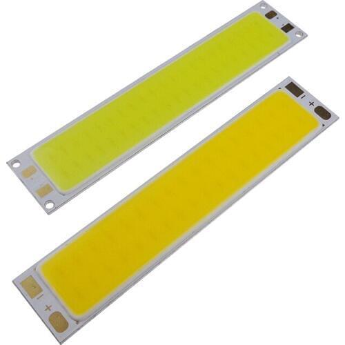3w COB LED Chips Strip Bar Light Pure White Warm White Home Bulb for DIY Spotlight Light Source Lamp DC21-24V 76*15MM 10pcs