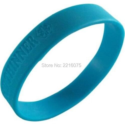 300pcs Xarelto Blood Thinner Medical ID Alert silicone wristband rubber bracelets free shipping by DHL express