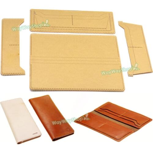 Acrylic Leather template 8 slot DIY unisex MODELS FOR making Long Purse wallets 865