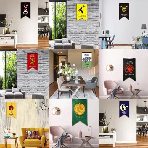 House Banners Flags House Sigil Tournament Outdoor Garden Wall Flag Tapestry Poster Gifts