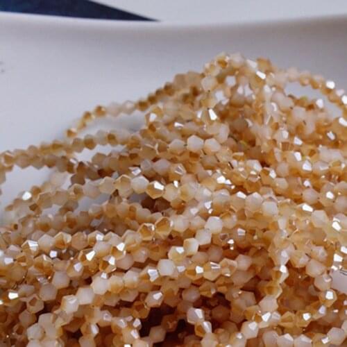 BEAUCHAMP 4mm Crystal Beads Bicone Shape Jewelry Findings Earring Brincos Czech Glass Quartz Charms Bracelet Making Accessories