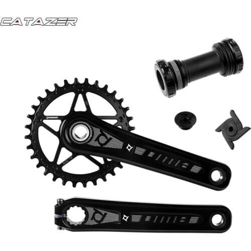 DMB Mountain Bike Crankset 170/175mm Crank GXP Narrow Wide Sprockets 32T 34T 36T 38T with Bottom Bracket BB