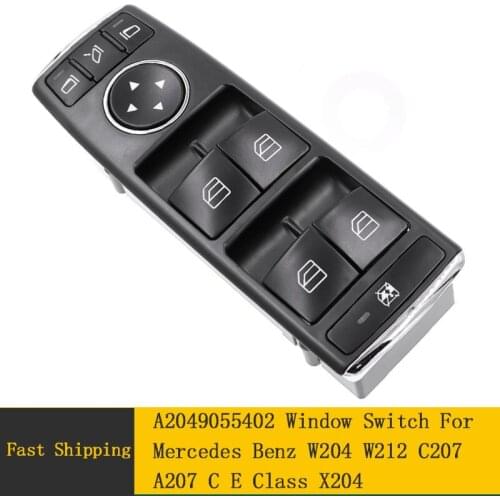 Electric Power Window Master Switch A2049055402 For Mercedes Benz W204 W212 C207 A207 C E Class X204 2008-2017 204 905 5402