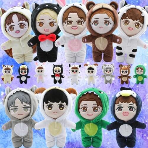 EXO Plush Doll Pop Support Star Fans Stuffed Toys BAEKHYUN CHEN KAI LAY SEHUN D.O. CHANYEOL SUHO XIUMIN Korean Gifts