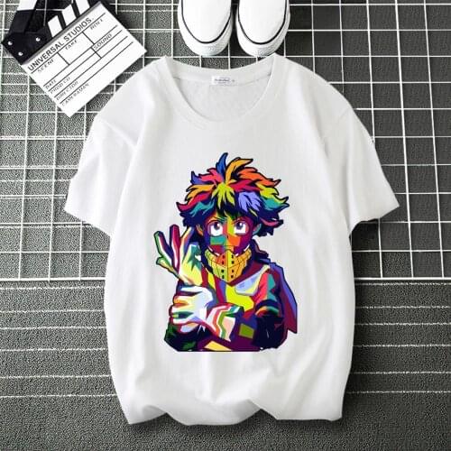 My Hero Academia OCHACO URARAKA Design Print Soft T-Shirt Round Collar Short Sleeve Modal Top Tee