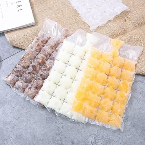 DIY Drinking Tool Ice-making Bags 10pcs/pack Ice Cube Tray Mold Disposable Portable Ice Mould Self-sealing Kitchen Gadgets