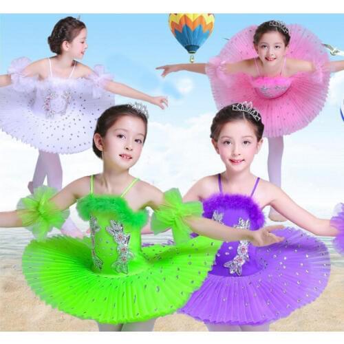 2016 New Arrival Children Ballet Tutu Dress Swan Lake Multicolor Ballet Costumes Kids Girl Ballet Dress for Children