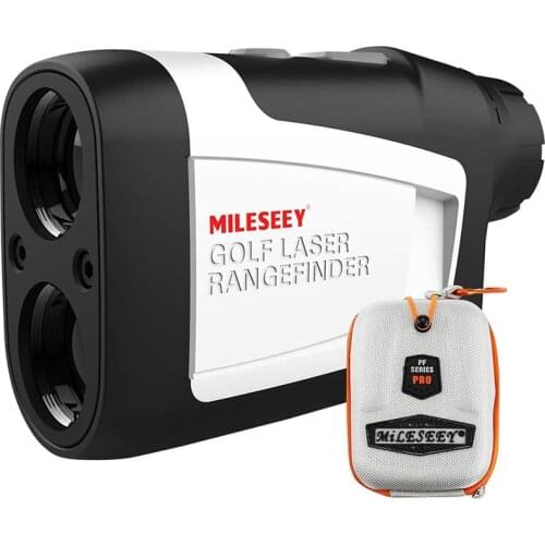 Mileseey PF210+ 600M Golf Laser Rangefinder Golf Slope Adjusted Mode Sport Laser Distance Meter Rangefinder for Hunting