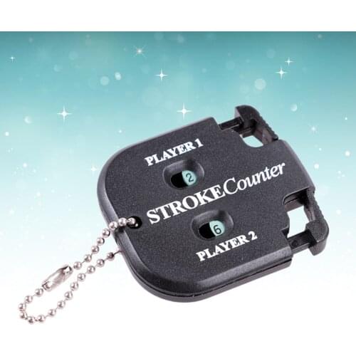 Mini Square Professional Scorer Scoring Device Double-Digit Score Indicator (Black)