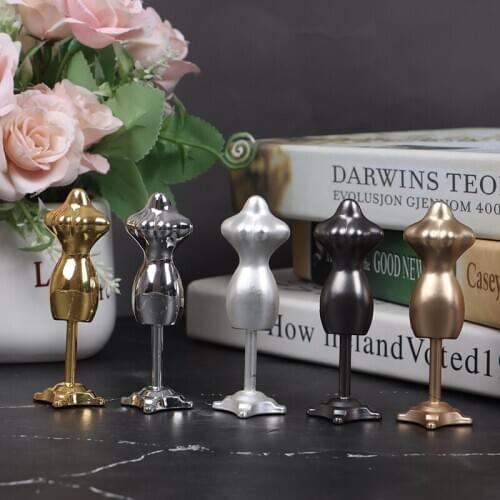 1/12 Dollhouse Miniature Accessories Mini Dress Clothes Mannequin Ruler Set Simulation Dress Form Model Toys