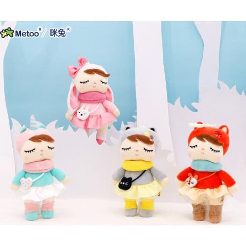 New Angela Rabbit Metoo Doll Stuffed Toys Plush Animals Kids Toys for Girls Children Boys Baby Plush Toys Cartoon Soft Toys