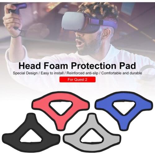 New Anti-slip Head VR Strap Pad For Oculus Quest 2 Breathable Anti-sweat Pad Soft Cushion Headband Reinforced Anti-slip Cushion