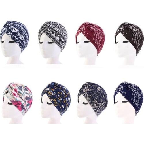 New Night Hat Muslim Hair Caps Female Beanie Turban Sleep Wrap Scarf Women India Islamic Head Cover Chemo Cap Hair Loss Hats