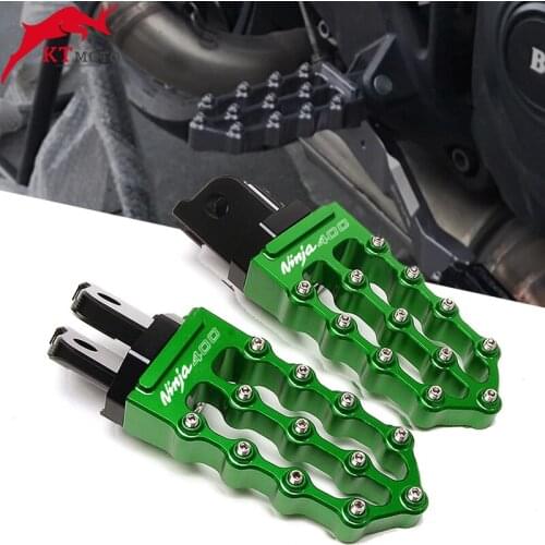 For Kawasaki NINJA400 NINJA 400 2018 2019 2020 2021 Motorcycle Latest high quality Front Foot Pegs Rests Rider Footrests