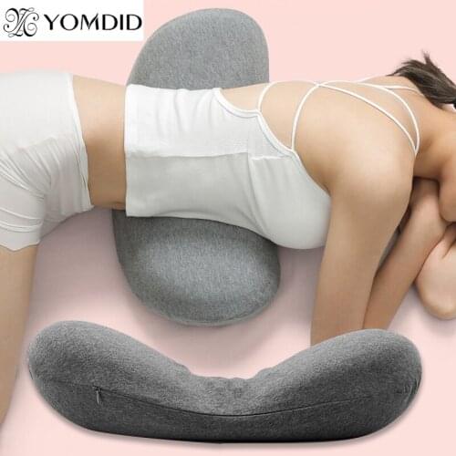 YOMDID Memory Foam Bed Waist Cushion Sleep Lumber Support Back Pillow Protect Waist Artifact Posture Pelvic Pillow 4 Color