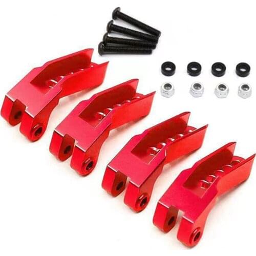 Adjustable Hydraulic Bracket Aluminum Alloy Front/Rear Damper Suspension Mount for TRX-4 82056-4 RC Car Accessories