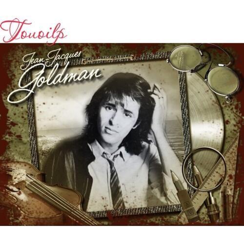 Needlework 5D Diy jean-jacques goldman 5D Diamond Painting Full area drill DIY Diamond Embroidery Square round Mosaic Picture