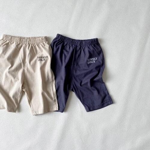 2 3 4 5 6 7 Y Toddler Boys Shorts Summer New Childrens Casual Loose Cotton Short Pants Letters Print Cropped Trousers for Boys