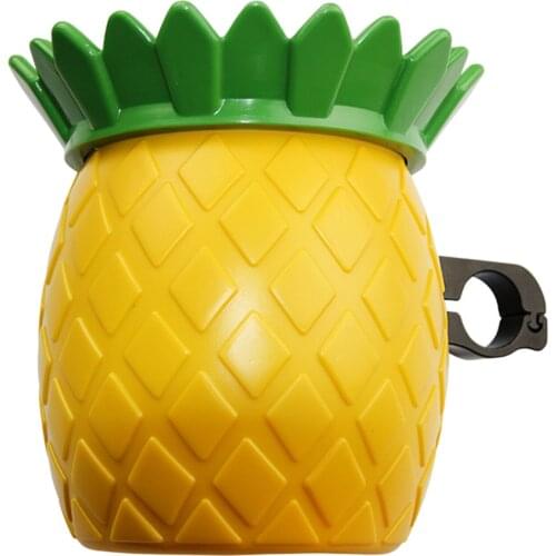 Water Bottle Cage Bike Cute Pineapple Drink Holder Bicycle ]Water Beach Boat