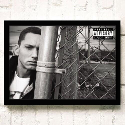 Slim Shady Poster Classical Popular Singer Movie Star Picture Slim Shady Figure Portrait Canvas Painting Bedroom Decor Prints