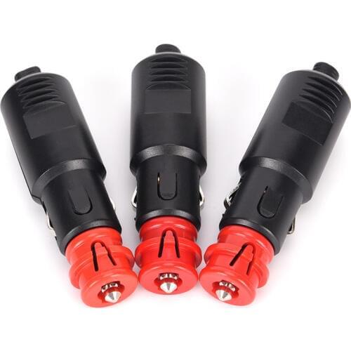Universa 12V-24V Car Cigarette Lighter Plug Socket Power Plug Connection Male Adaptor Hot