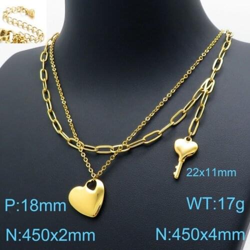 45cm Long 2 Colors Stainless Steel Jewelry Chain Necklace For Fashion Gift High-quality Free Shipping NBJZBRBE