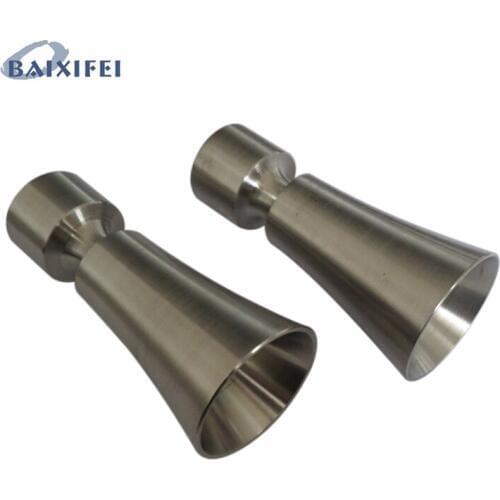 2 Pcs D19mm Stainless Steel Curtain Rod Decorative Head Horn , Curtain Accessories Finials for Window Decoration
