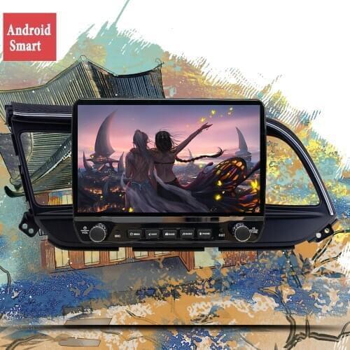 Auto 6+128G Android 10.0 Car Radio For Hyundai Elantra 2018 2019 2020 GPS Navigation DSP Multimedia Player CarPlay Unit
