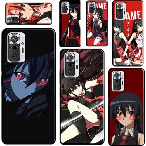 Akame Ga Kill Anime For Xiaomi Redmi Note 9 Pro 8 9S 8T Note 10 Pro Phone Case For Redmi 9T 9A 9C 7A 8A Cover