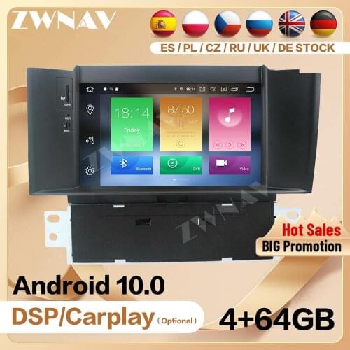 DSP Carplay 2 DIN Android Screen For Citroen C4L DS4 2011 2012 2013 2014 2015 Stereo Audio Radio Receiver Recorder GPS Head Unit