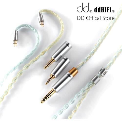 DD ddHiFi BC120C (Sky Pro) Air Series Flagship HiFi Earphone Cable, Stock with BM4P(2.5+3.5+4.4 Plugs), MMCX/0.78 2Pin Connector