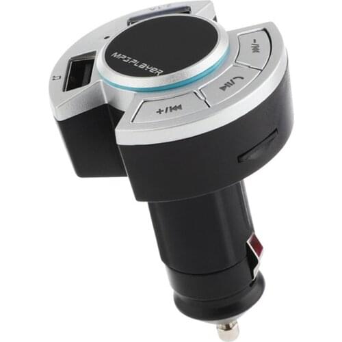 BT17 Bluetooth 5.0 FM Transmitter Hands-free Car Kit Wireless Modulator Handsfree TF U Disk Multifunction MP3 Player USB Charger