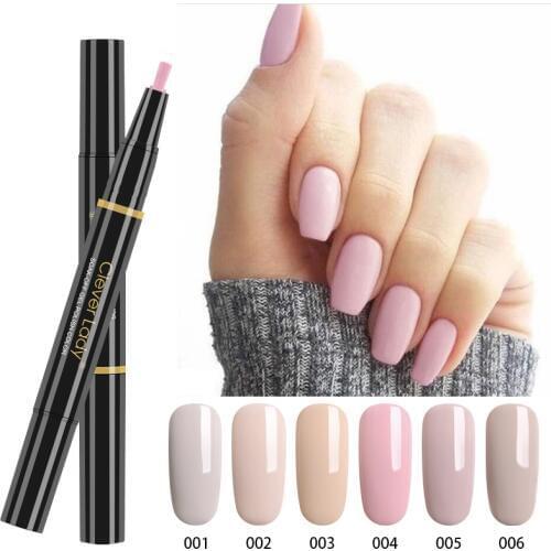 One Step Gel Polish Pen 3 in 1 Gel Varnish UV LED Gellak No Need Base Or Top Esmalte Permanente Nail Art Hybrid Gel Lacquer