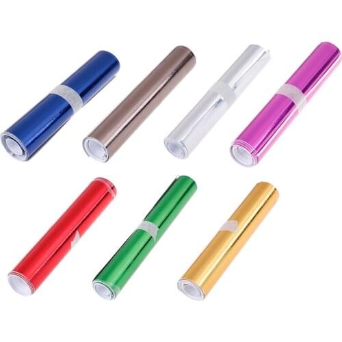 1PC Car Glossy Mirror Stretchable Chrome Vinyl Wrap Decal Film Stickers Sheet