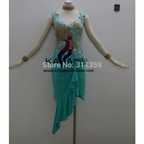 Hot Sales!KAKA-L140243,Women Dance Wear,Girls Fringe Latin Dress,Salsa Dress Tango Samba Rumba Chacha Dress,Latin Dance