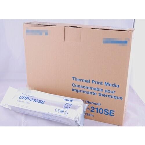 HPP-210SE High Quality Printing Paper for UP-990DA/ UP-970DA/ UP-980/ UP-960/UP-910/UP-930 ,210mm×25m，box of 5 rolls