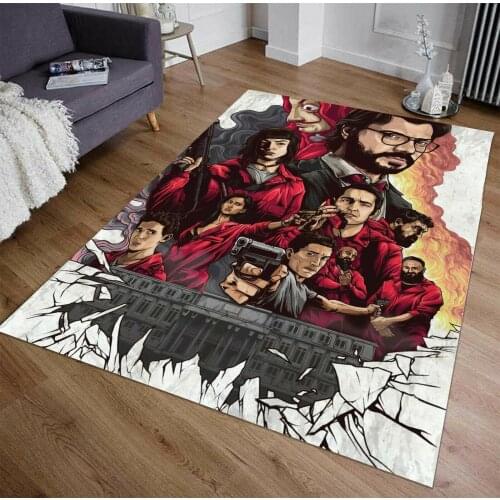La Casa De Papel Patterned Carpet ,Non Slip Floor Carpet,Teens Carpet,Turkish Rug