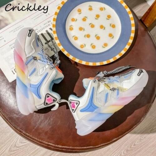 Spring Autumn Kids Shoes Fashion Chunky Sneakers For Boys Girls Toddlers Sport Shoes Comfortable Non Slip Children Casual Shoes