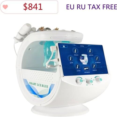 Ice Blue Magic Mirror Skin Analyzer Face Lifting Microdermoabrasion Oxygen Hydrodermabrasion Deep Cleaning Machine SPA Salon