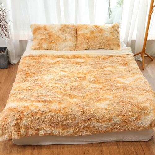 Tie-dye Fluffy Super Soft Sofa Bed Throw Blanket Bedspread Summer Air Conditioned Blanket Winter Warm blankets For Home Bedding