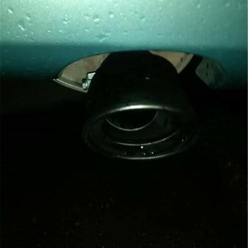 Tip Exhaust Pipe Matte Black Muffler Pipe Replacement Stainless Steel Throat Universal 62mm