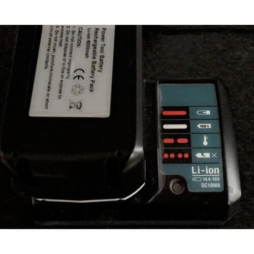 New 18V 6000mAh Battery For Makita BL1813G DF457D HP457D JV183D TD127D UR180D UH522D CL183D Power Tool