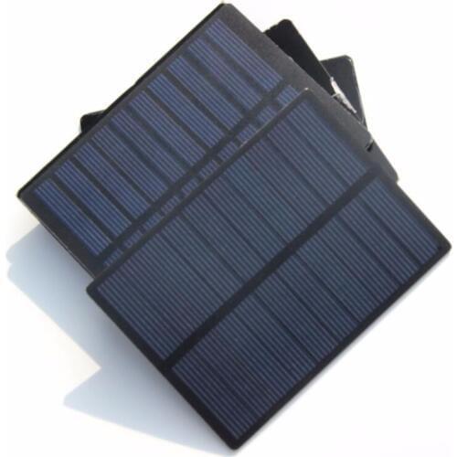 BUHESHUI Wholesale 1.3W 5V Solar Panel Polycrystalline PET Solar Cell DIY Solar Battery Charger 110*80MM 50pcs Free Shipping