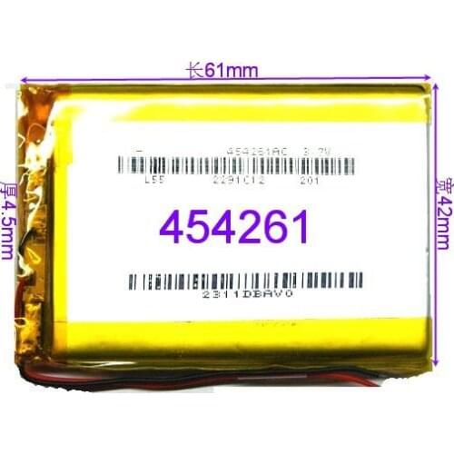 Original high quality 454261MP51500mAh power 3.7V polymer lithium battery core power board large capacity