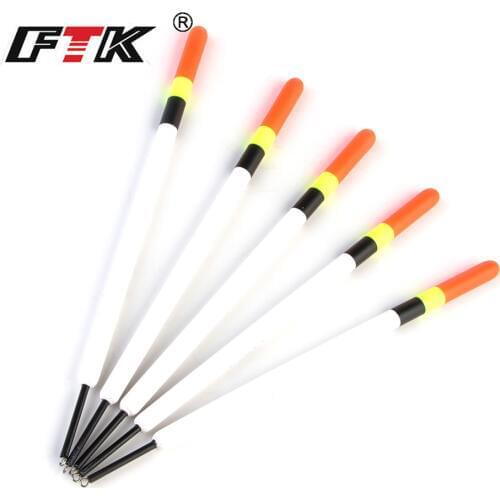 FTK Barguzinsky Fir 5 Pcs/Lot Bobber Fishing Float Length 16cm 18cm 20cm Float 1g 2g 3g For Carp Fishing Tackle Accessories